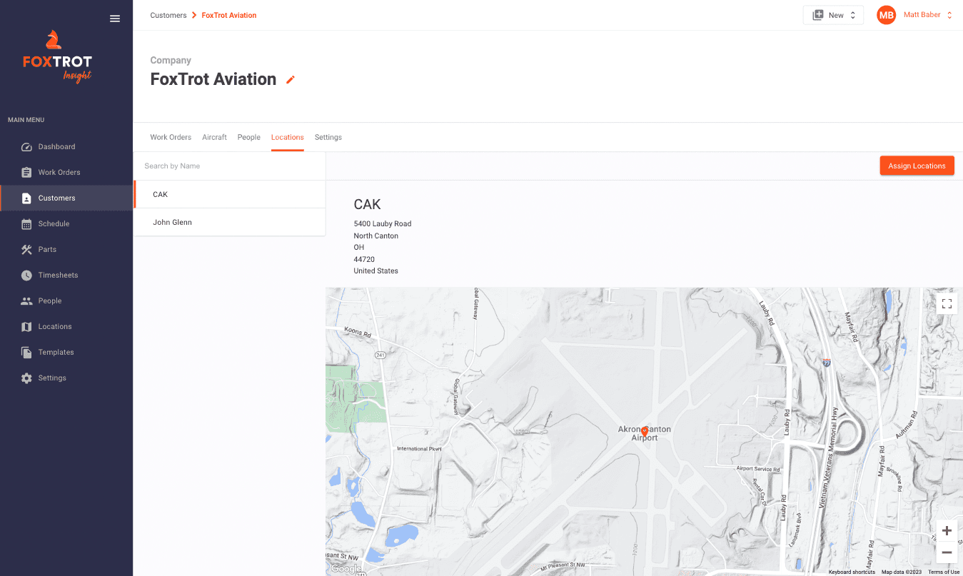 foxtrot dashboard
